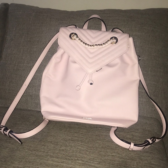 Pale pink Victoria’s Secret backpack - Picture 2 of 8
